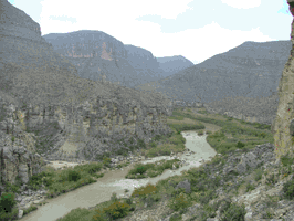 Rio Grande, Lower Canyons - Vista from Burro Bluff